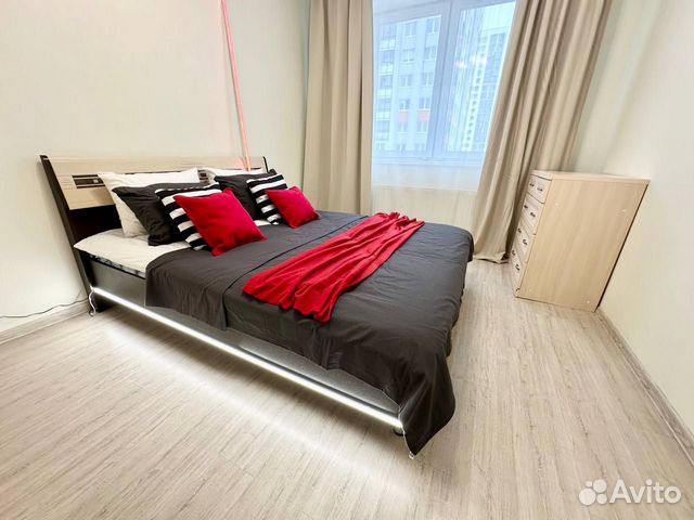 

1-к. квартира, 41,5 м², 2 кровати