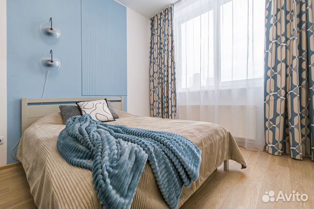 

1-к. квартира, 55 м², 2 кровати