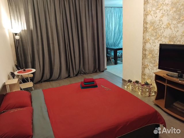 

1-к. квартира, 42 м², 3 кровати
