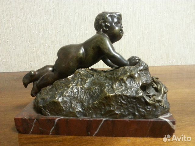 Антикварная бронзовая статуэтка, Франция 19 век