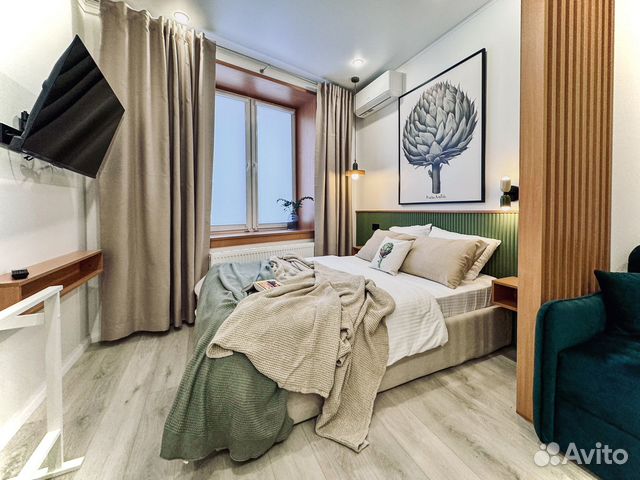 

Квартира-студия, 20 м², 2 кровати