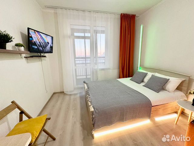 

Квартира-студия, 32,9 м², 2 кровати
