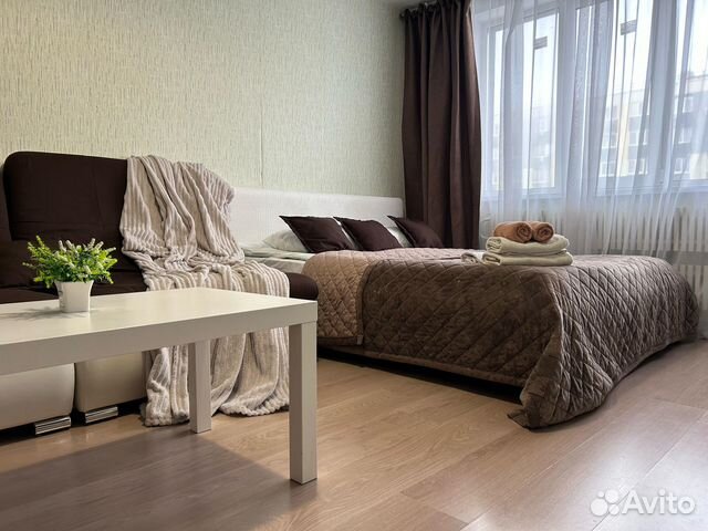 

1-к. квартира, 44 м², 3 кровати