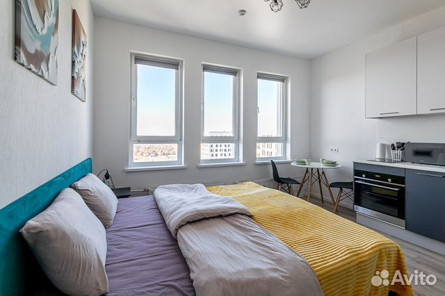 

Квартира-студия, 25 м², 1 кровать