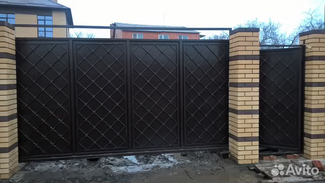 Выдвижные (откатные) ворота под ключ Выдвижные (откатные) ворота под ключ