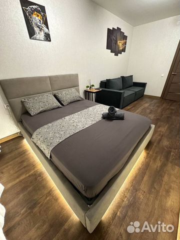 

1-к. квартира, 52 м², 3 кровати