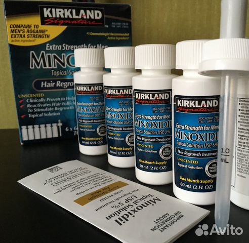Миноксидил Kirkland - для роста волос, бороды Миноксидил Kirkland - для роста волос, бороды