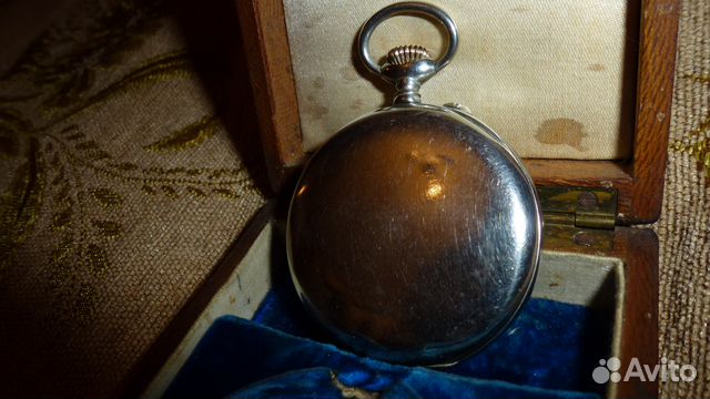 Старинные мужские карманные часы H. Moser