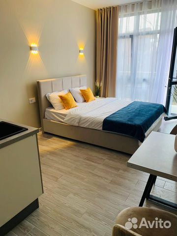 

Квартира-студия, 25 м², 2 кровати