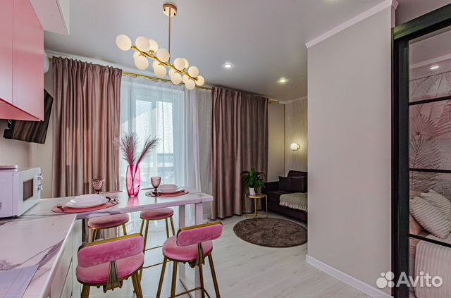 

Квартира-студия, 34 м², 2 кровати