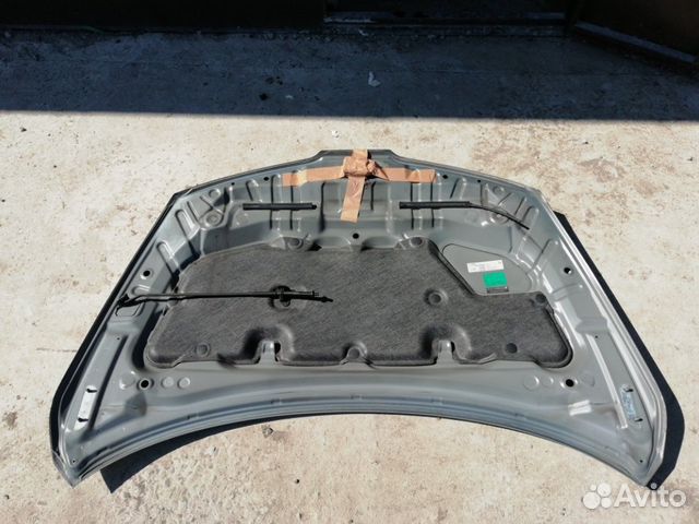 Капот Nissan Tiida C11 серый