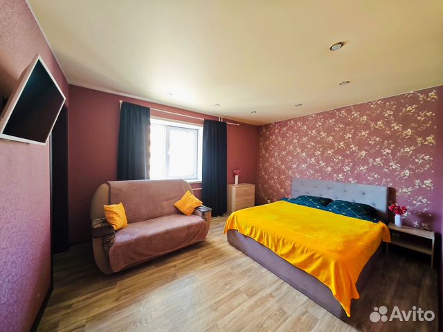 

1-к. квартира, 55 м², 2 кровати