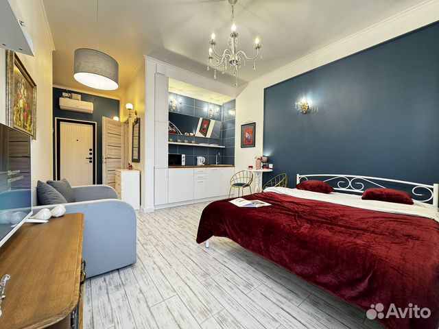 

Квартира-студия, 38 м², 2 кровати