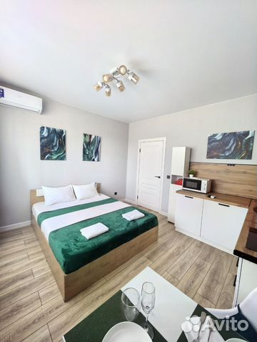 

Квартира-студия, 30 м², 1 кровать