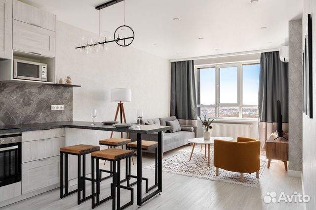 

1-к. квартира, 55 м², 2 кровати