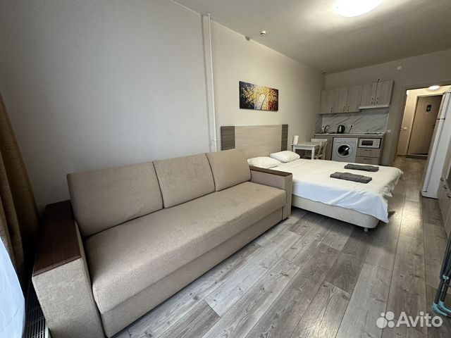 

Квартира-студия, 28 м², 2 кровати