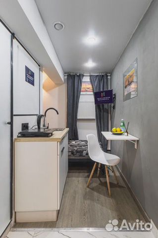 

Квартира-студия, 10 м², 1 кровать