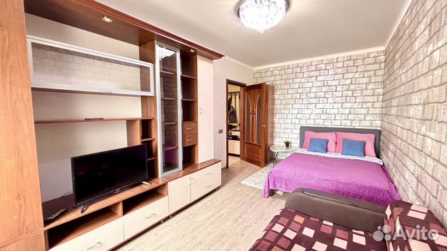 

1-к. квартира, 37 м², 2 кровати