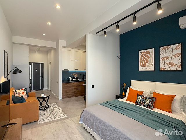 

Квартира-студия, 32 м², 2 кровати