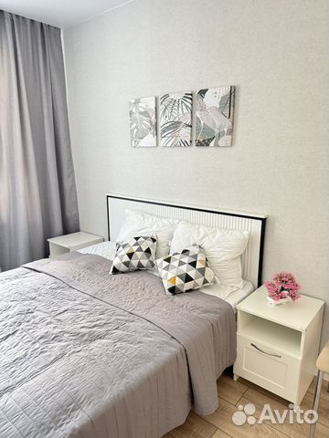 

1-к. квартира, 38 м², 2 кровати