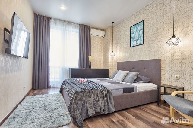 

1-к. квартира, 45 м², 3 кровати