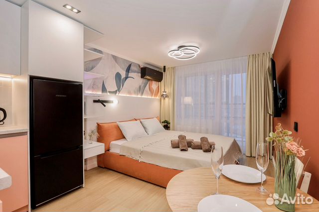 

Квартира-студия, 25 м², 1 кровать