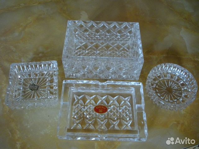 Пепельницы (хрусталь)