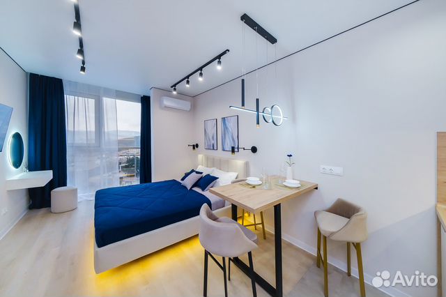 

Квартира-студия, 24 м², 2 кровати