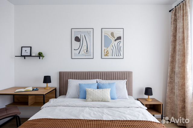 

1-к. квартира, 35 м², 2 кровати