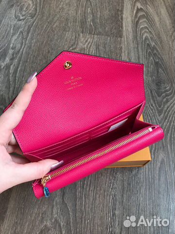 Кошелёк Louis Vuitton double v ярко-роз Кошелёк Louis Vuitton double v ярко-роз