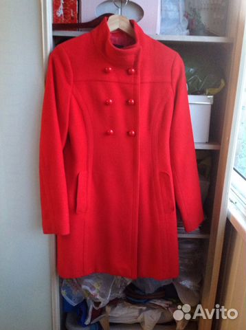 Пальто Oasis London красное xs s Пальто Oasis London красное xs s