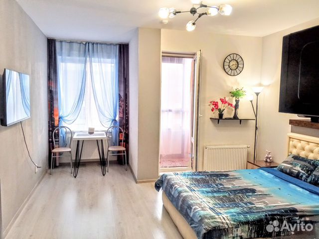 

Квартира-студия, 28 м², 1 кровать