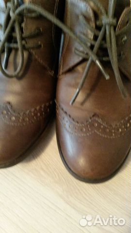 Ботинки туфли ботильоны Francesco Donni кожа