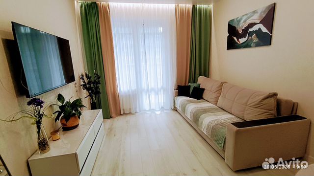 

2-к. квартира, 44,3 м², 2 кровати