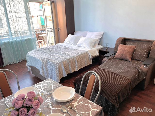 

Квартира-студия, 25 м², 4 кровати