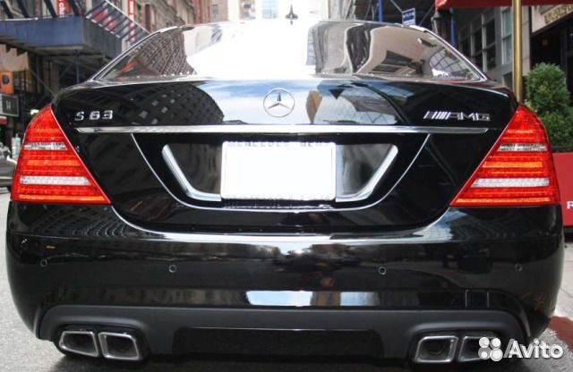 Бампер задний AMG Mercedes S221