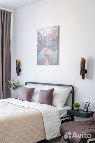 

1-к. квартира, 37 м², 2 кровати
