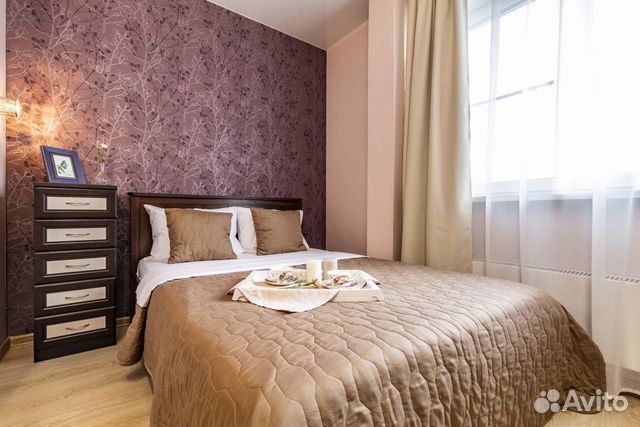 

1-к. квартира, 42 м², 2 кровати