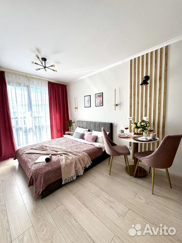 

Квартира-студия, 25 м², 2 кровати