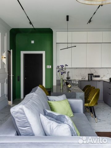 

1-к. квартира, 68 м², 2 кровати