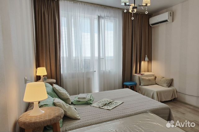 

Квартира-студия, 26 м², 2 кровати