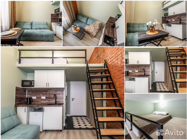 

Квартира-студия, 20 м², 2 кровати