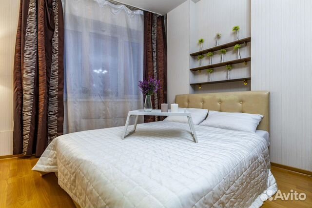 

1-к. квартира, 46 м², 2 кровати