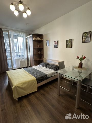 

Квартира-студия, 26 м², 2 кровати