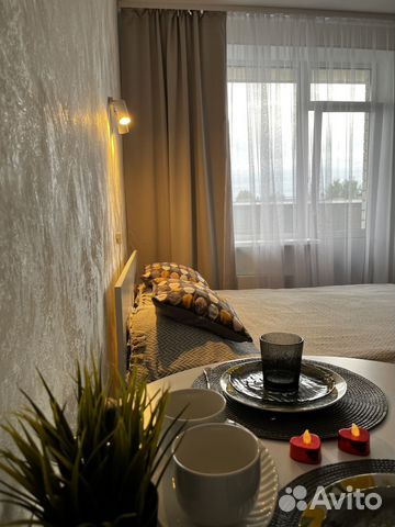

Квартира-студия, 27 м², 1 кровать