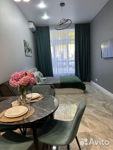 

Квартира-студия, 27 м², 3 кровати
