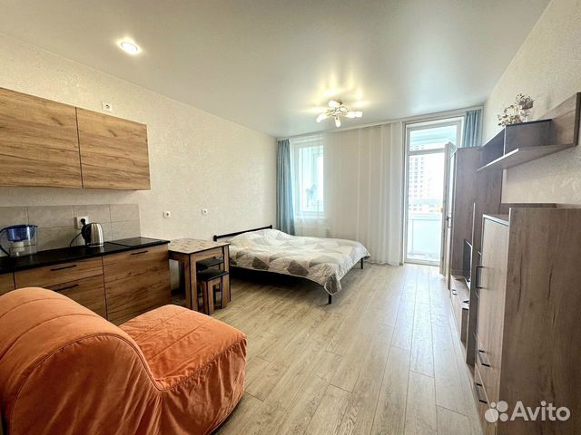 

Квартира-студия, 30 м², 2 кровати