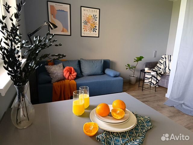 

Квартира-студия, 35 м², 2 кровати