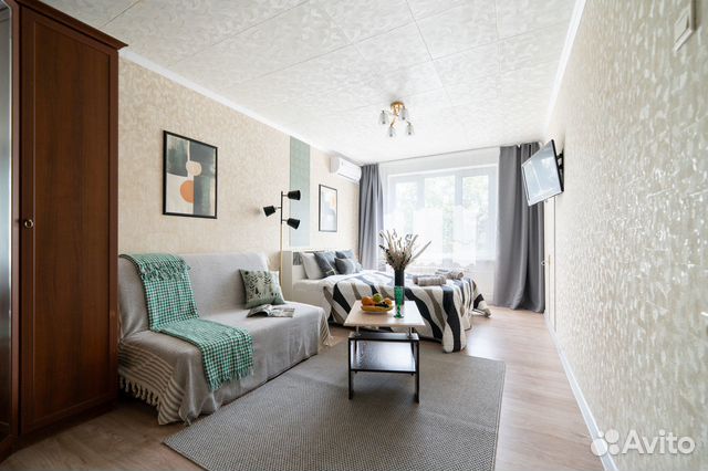 

1-к. квартира, 35 м², 2 кровати