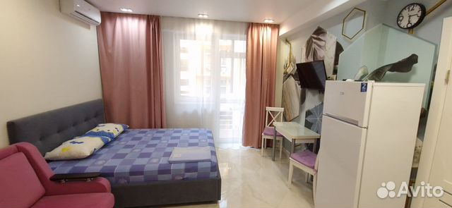 

Квартира-студия, 25 м², 2 кровати